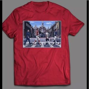 NEW ENGLAND PATRIOTS ABBEY ROAD PARODY BRADY SHIRT